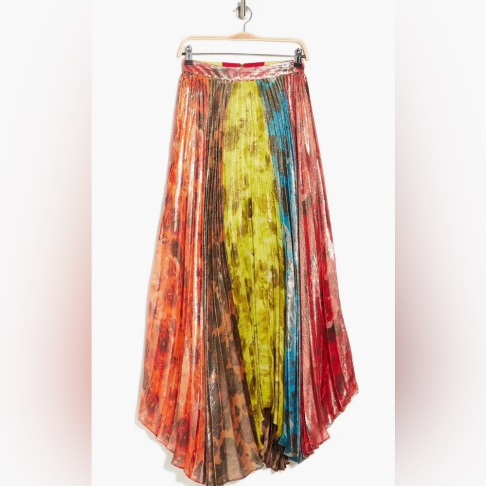 Katz Sunburst Pleated Maxi Skirt
Alice + Olivia